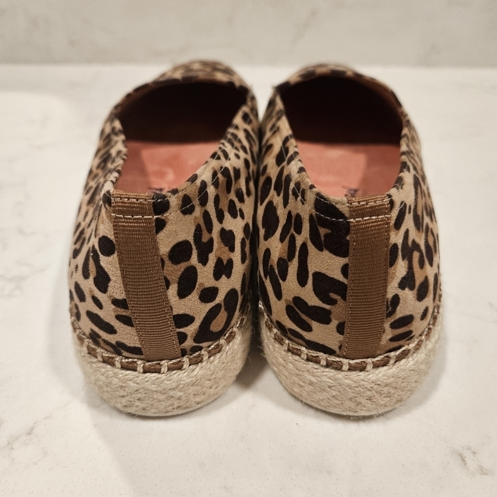 Dr. Scholls Festival Espadrilles Slip On Cheetah Print Slip On Shoes Size 10 - Picture 7 of 10